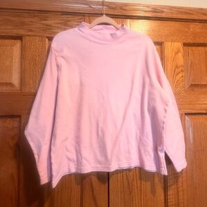 Westbound Soft Pink Mock Neck Top